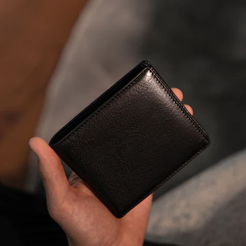 Black Leather Wallet